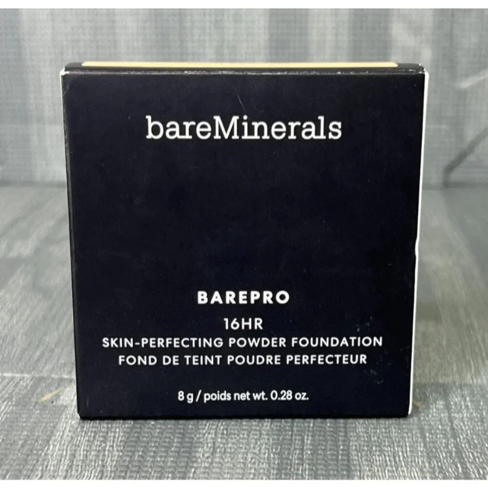 BareMinerals BarePro 16HR Vegan Powder Foundation – 8.5 g NIB (Multiple Shades)